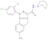 N-(Piperidin-1-yl)-1-(2,4-dichlorophenyl)-1,4-dihydro-6-methylindeno[1,2-c]pyrazole-3-carboxamide