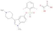 1-Methyl-3-(1-methyl-4-piperindin-4-yl)-5-hydroxy-1H-indole2,6-difluorobenzenesulfonicacidesteroxa…