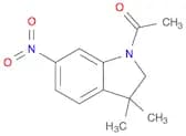 1-(3,3-DIMETHYL-6-NITROINDOLIN-1-YL)ETHANONE