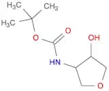 Carbamic acid, (tetrahydro-4-hydroxy-3-furanyl)-, 1,1-dimethylethyl ester (9CI)