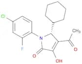 (R)-4-acetyl-1-(4-chloro-2-fluorophenyl)-5-cyclohexyl-3-hydroxy-1,5-dihydro-2H-pyrrol-2-one