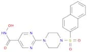 5-Pyrimidinecarboxamide, N-hydroxy-2-[4-(2-naphthalenylsulfonyl)-1-piperazinyl]- (9CI)