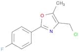 4-CHLOROMETHYL-2-(4-FLUORO-PHENYL)-5-METHYL-OXAZOLE