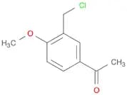 1-[3-(CHLOROMETHYL)-4-METHOXYPHENYL]ETHAN-1-ONE