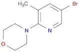 5-BROMO-3-METHYL-2-(MORPHOLINO)PYRIDINE