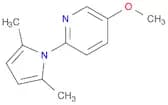 5-METHOXY-2-(2,5-DIMETHYL-1H-PYRROL-1-YL)PYRIDINE
