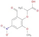 2-(2-formyl-6-methoxy-4-nitrophenoxy)propanoic acid