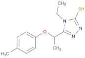 4-Ethyl-5-(1-(p-tolyloxy)ethyl)-4H-1,2,4-triazole-3-thiol