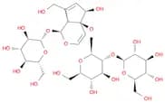 [(1S,7aα)-1α-(β-D-Glucopyranosyloxy)-5,7a-dihydro-5α-hydroxy-7-(hydroxymethyl)cyclopenta[c]pyran-4…
