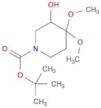 1-Piperidinecarboxylic acid, 3-hydroxy-4,4-diMethoxy-, 1,1-diMethylethyl ester