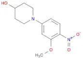 1-(3-Methoxy-4-nitrophenyl)piperidin-4-ol