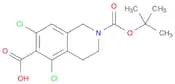 2-(tert-butoxycarbonyl)-5,7-dichloro-1,2,3,4-tetrahydroisoquinoline-6-carboxylic acid