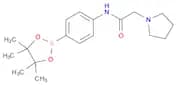 2-(pyrrolidin-1-yl)-N-(4-(4,4,5,5-tetraMethyl-1,3,2-dioxaborolan-2-yl)phenyl)acetaMide