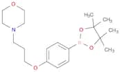 4-(3-(4-(4,4,5,5-tetramethyl-1,3,2-dioxaborolan-2-yl)phenoxy)propyl)morpholine