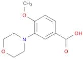 4-methoxy-3-(4-morpholinyl)benzoic acid
