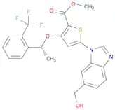 (R)-Methyl 5-(6-(hydroxyMethyl)-1H-benzo[d]iMidazol-1-yl)-3-(1-(2-(trifluoroMethyl)phenyl)ethoxy)t…