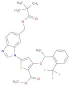 (R)-Methyl 5-(6-(pivaloyloxyMethyl)-1H-benzo[d]iMidazol-1-yl)-3-(1-(2-(trifluoroMethyl)phenyl)etho…