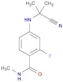 4-(2-CYANOPROPAN-2-YLAMINO)-2-FLUORO-N-METHYLBENZAMIDE