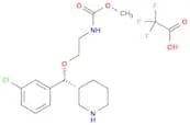 Methyl 2-((R)-(3-chlorophenyl)((R)-piperidin-3-yl)Methoxy)ethylcarbaMate (2,2,2-trifluoroacetate)