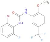Urea, N-(2-broMo-6-fluorophenyl)-N'-[2-Methoxy-5-(trifluoroMethyl)phenyl]-