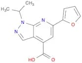 6-(Furan-2-yl)-1-isopropyl-1H-pyrazolo[3,4-b]pyridine-4-carboxylic acid
