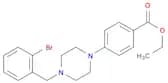 4-[4-[(2-Bromophenyl)methyl]-1-piperazinyl]benzoic Acid Ethyl Ester
