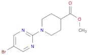 METHYL 1-(5-BROMOPYRIMIDIN-2-YL)PIPERIDINE-4-CARBOXYLATE