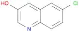 3-Quinolinol, 6-chloro-