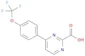 4-[4-(Trifluoromethoxy)phenyl]pyrimidine-2-carboxylic acid
