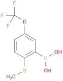 (2-(Methylthio)-5-(trifluoromethoxy)phenyl)boronic acid