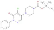tert-Butyl 4-(5-chloro-6-oxo-1-phenyl-1,6-dihydropyridazin-4-yl)piperazine-1-carboxylate