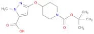 3-(1-(TERT-BUTOXYCARBONYL)PIPERIDIN-4-YLOXY)-1-METHYL-1H-PYRAZOLE-5-CARBOXYLIC ACID