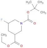 1-tert-butyl 3-ethyl 5-fluoropiperidine-1,3-dicarboxylate