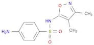 Benzenesulfonamide, 4-amino-N-(3,4-dimethyl-5-isoxazolyl)-