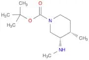 cis-tert-Butyl 4-methyl-3-(methylamino)piperidine-1-carboxylate