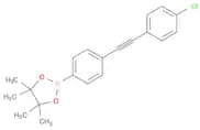 2-{4-[2-(4-chlorophenyl)ethynyl]phenyl}-4,4,5,5-tetramethyl-1,3,2-dioxaborolane