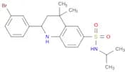 2-(3-Bromophenyl)-N-isopropyl-4,4-dimethyl-2,3-dihydro-1H-quinoline-6-sulfonamide