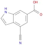 4-Cyano-1H-indole-6-carboxylic acid