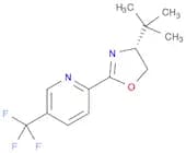 2-[(4R)-4-tert-Butyl-4,5-dihydro-2-oxazolyl]-5-(trifluoromethyl)pyridine