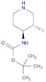 tert-butylN-[(3S,4S)-3-fluoropiperidin-4-yl]carbamate