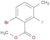 METHYL 6-BROMO-2-FLUORO-3-METHYLBENZOATE