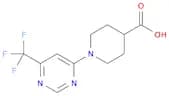 1-[6-(Trifluoromethyl)pyrimidin-4-yl]piperidine-4-carboxylic acid