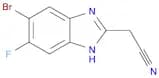 5-Bromo-2-(cyanomethyl)-6-fluorobenzimidazole