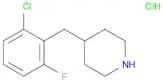 4-[(2-Chloro-6-fluoro-phenyl)methyl]piperidine hydrochloride
