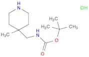 tert-Butyl ((4-methylpiperidin-4-yl)methyl)carbamate hydrochloride