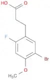 3-(5-Bromo-2-Fluoro-4-Methoxy-Phenyl)-Propionic Acid