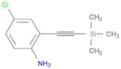 Benzenamine, 4-chloro-2-[(trimethylsilyl)ethynyl]-