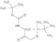 Carbamic acid, [3-[[(1,1-dimethylethyl)dimethylsilyl]oxy]-2-oxopropyl]-,1,1-dimethylethyl ester