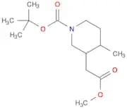 tert-butyl 3-(2-methoxy-2-oxoethyl)-4-methylpiperidine-1-carboxylate