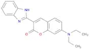 2H-1-Benzopyran-2-one, 3-(1H-benzimidazol-2-yl)-7-(diethylamino)-